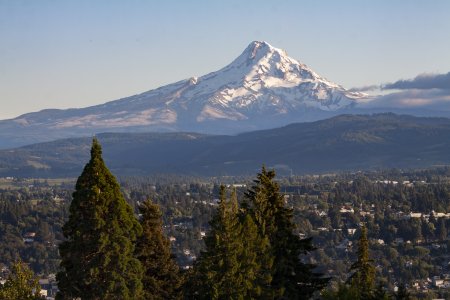 Mount Hood gezien vanuit White Salmon Washington